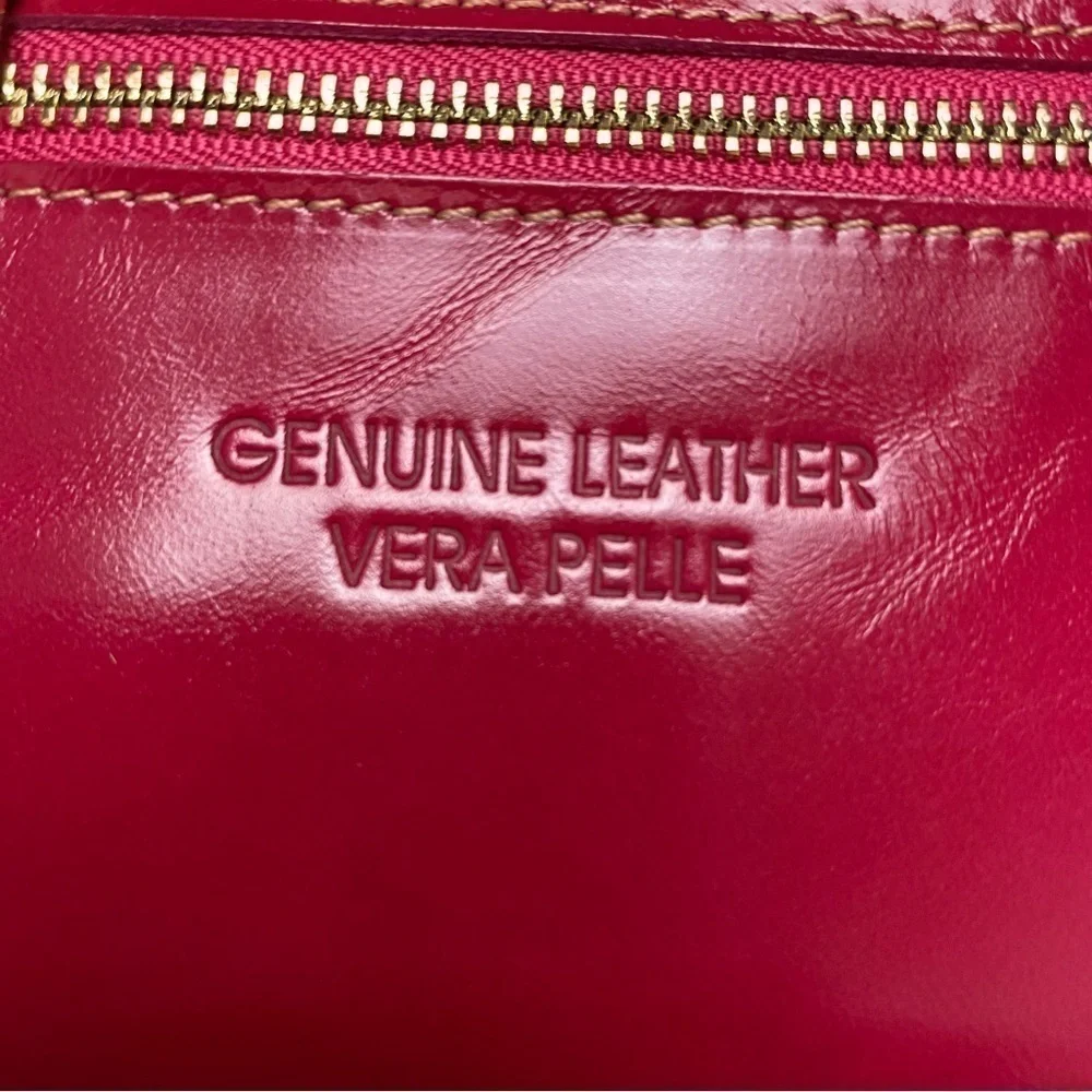 Vera Pelle Italian Leather Card/Key Purse